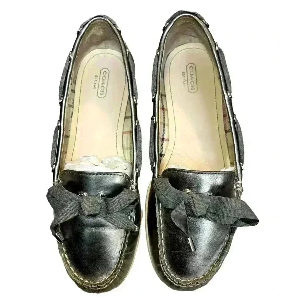 Coach Metal loafers size 10